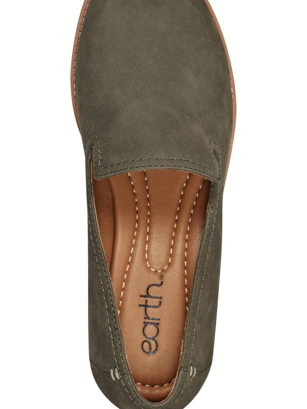 Olive Green Slip-On Loafer - Picture 2 of 8